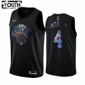 Camiseta Niños New York Knicks Dennis Smith Jr. 4 Iridescent HWC Collection Swingman